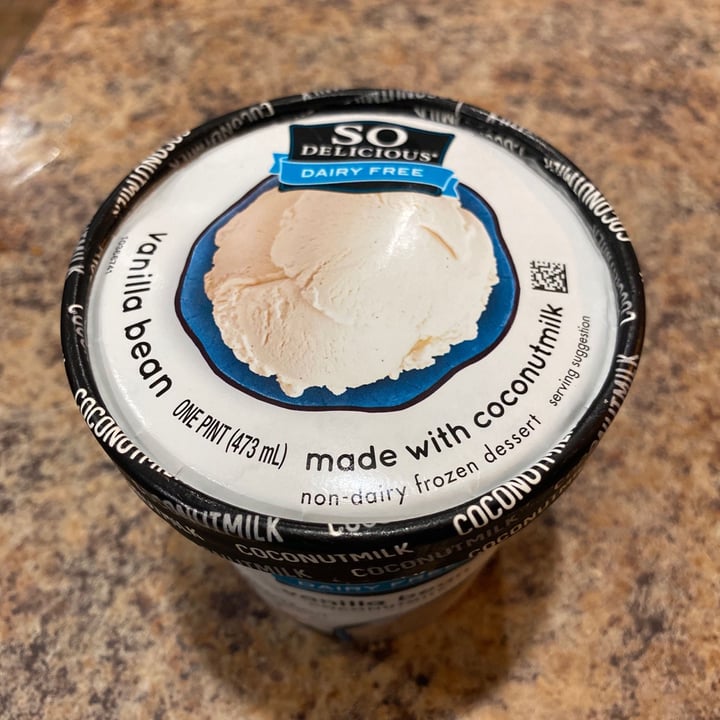 photo of So Delicious Dairy Free Vanilla Bean Coconutmilk Icecream shared by @evyndella on  31 May 2020 - review