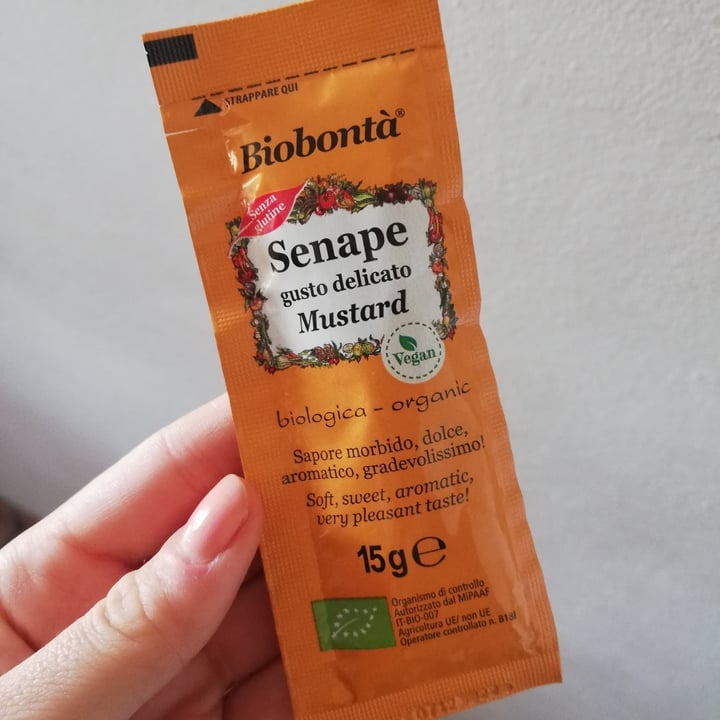 photo of Biobontà Senape gusto delitato shared by @sarahconlacca on  13 Mar 2022 - review