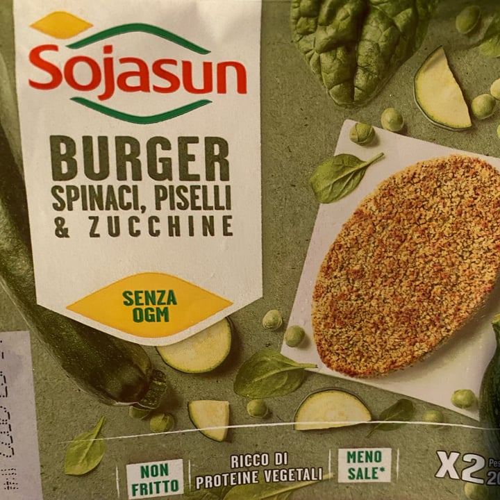review photo of Sojasun Burger Spinaci, Piselli e Zucchine shared by @cgbr on 16 Jul 2022 - review