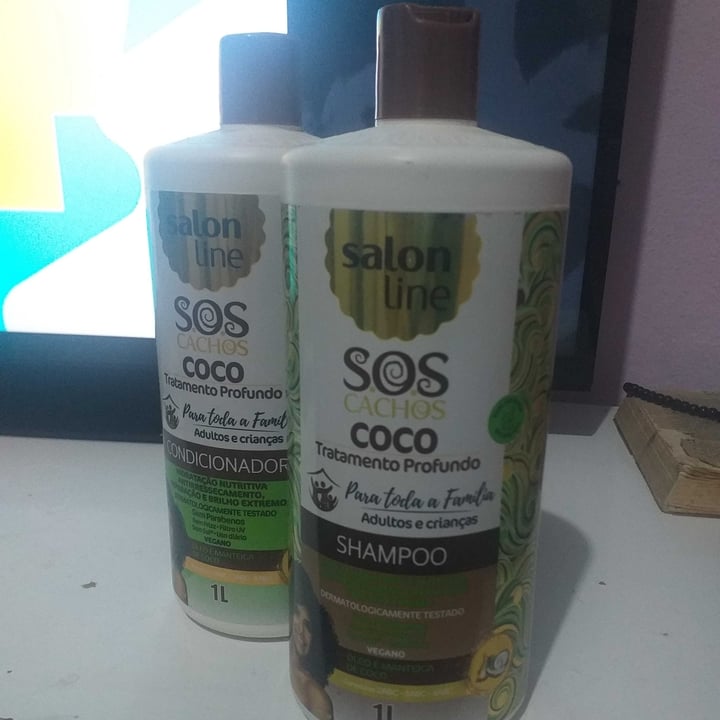 photo of Salon line SOS cachos - condicionador coco shared by @jconstantino on  25 Apr 2022 - review