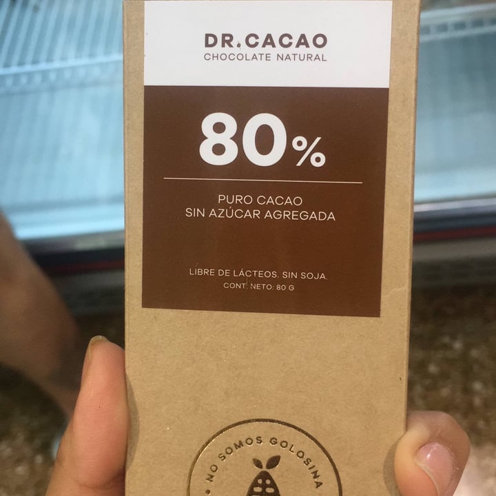 photo of Dr. Cacao Chocolate 80% Cacao Sin Azucar shared by @cameew on  15 Dec 2020 - review