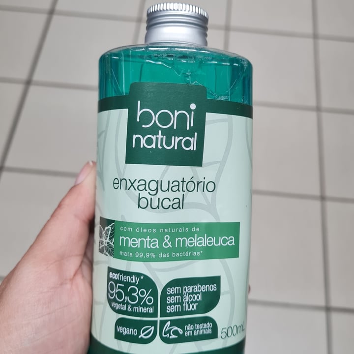 photo of Boni natural enxaguatório bucal  shared by @daniconde21 on  26 May 2022 - review