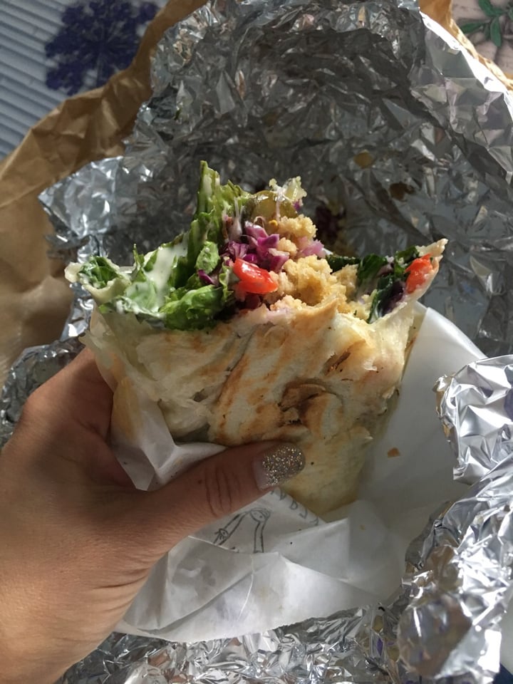 review photo of Krowarzywa Vegan Burger Millet Burger in Wrap shared by @moonbat on 15 Aug 2019 - review