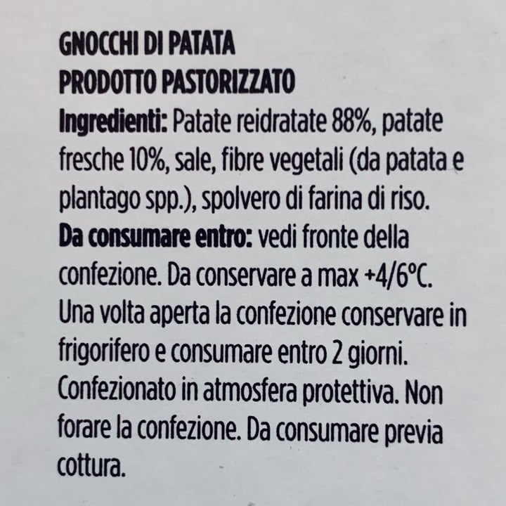 photo of Patarò Gnocchi patate e acqua shared by @calcabrina on  28 Nov 2022 - review