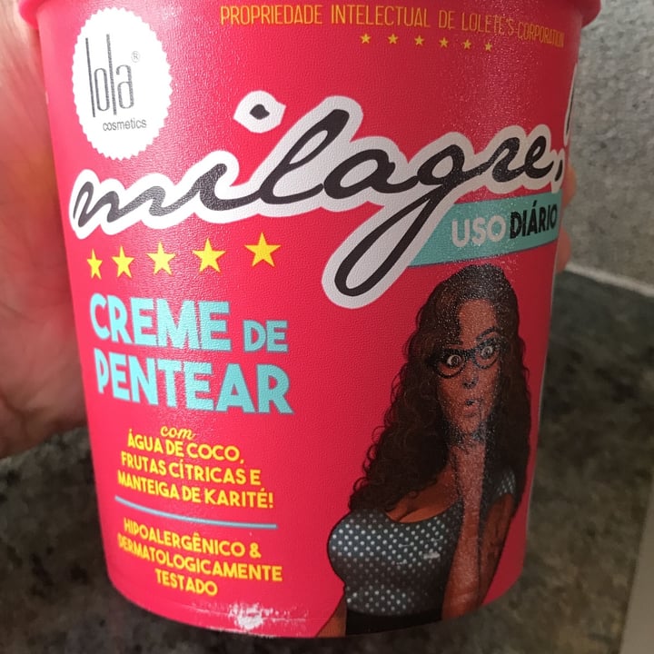 photo of Lola Cosmetics Creme de Pentear Milagre shared by @luluxis on  28 Apr 2022 - review