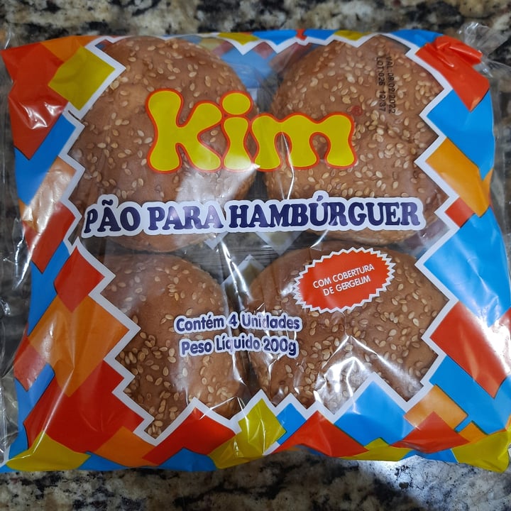 photo of Kim Pão para hambúrguer shared by @veganapoesia on  01 Feb 2022 - review