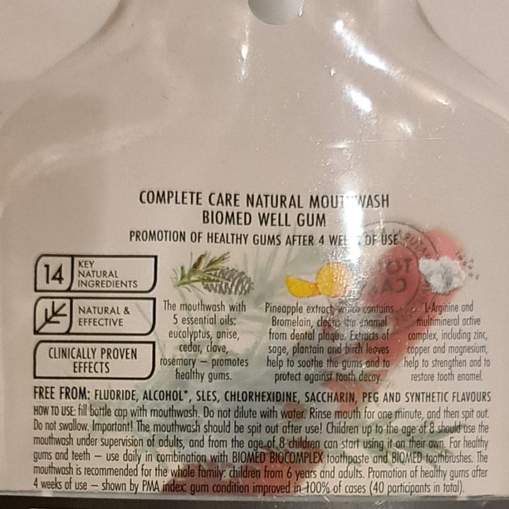 review photo of Biomed Natural Mouthwash shared by @violetalcantara on 10 Apr 2021 - review