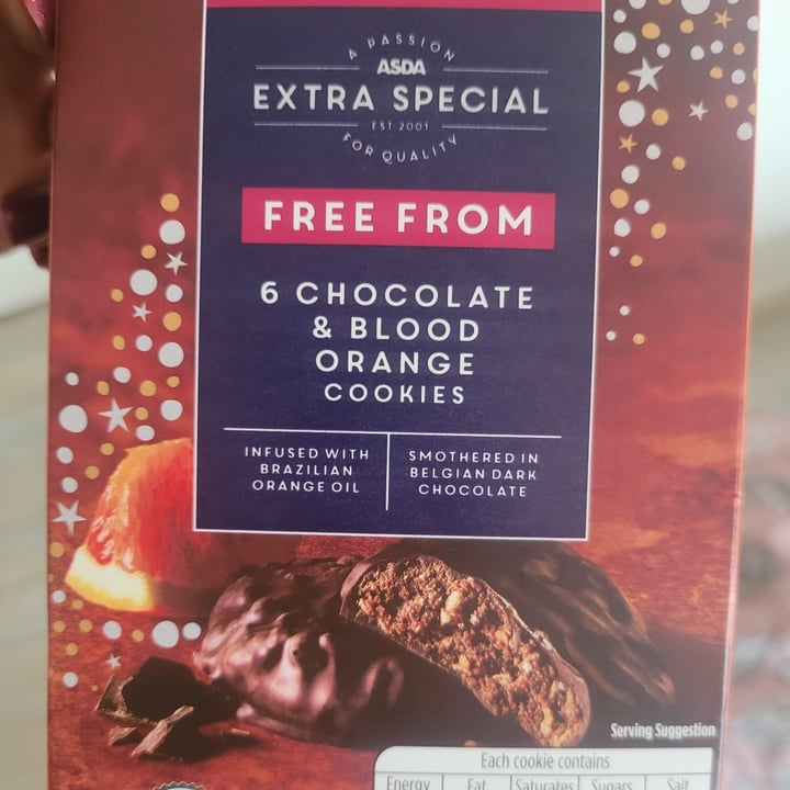 photo of Asda extra special Chocolate and blood orange cookies shared by @demimoore on  06 Nov 2021 - review