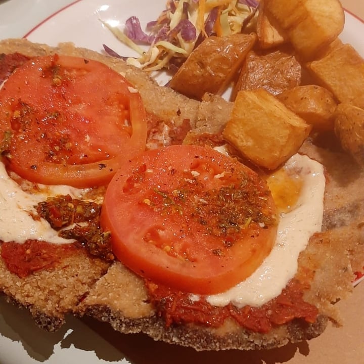 photo of Gordo Vegano Milanesa napolitana shared by @silvimazzali on  26 Jun 2022 - review