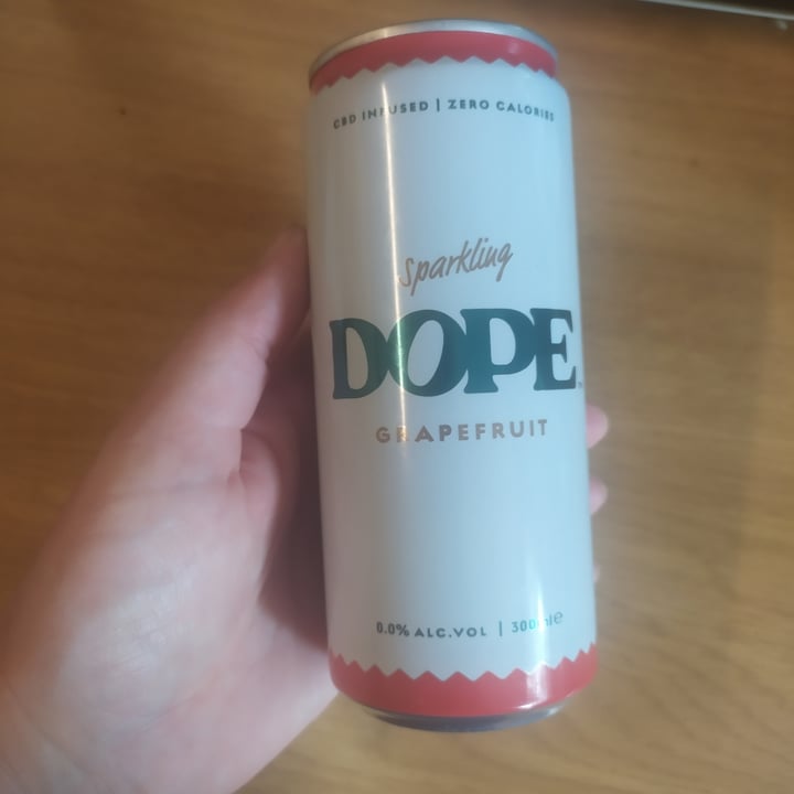 review photo of DOPE Sparkling Grapefruit CBD water shared by @michthevegan on 04 Dec 2022 - review