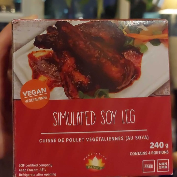 photo of King's Vegetarian Food Mfg. Co. Ltd. Simulated Soy Leg shared by @hbchic on  30 Dec 2021 - review