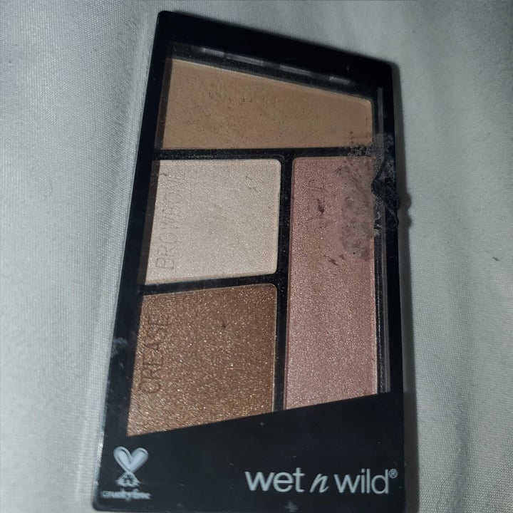 photo of Wet n Wild Beauty Coloricon Eyeshadow Quad - Walking on Eggshells shared by @desiraelynn11 on  30 Apr 2020 - review