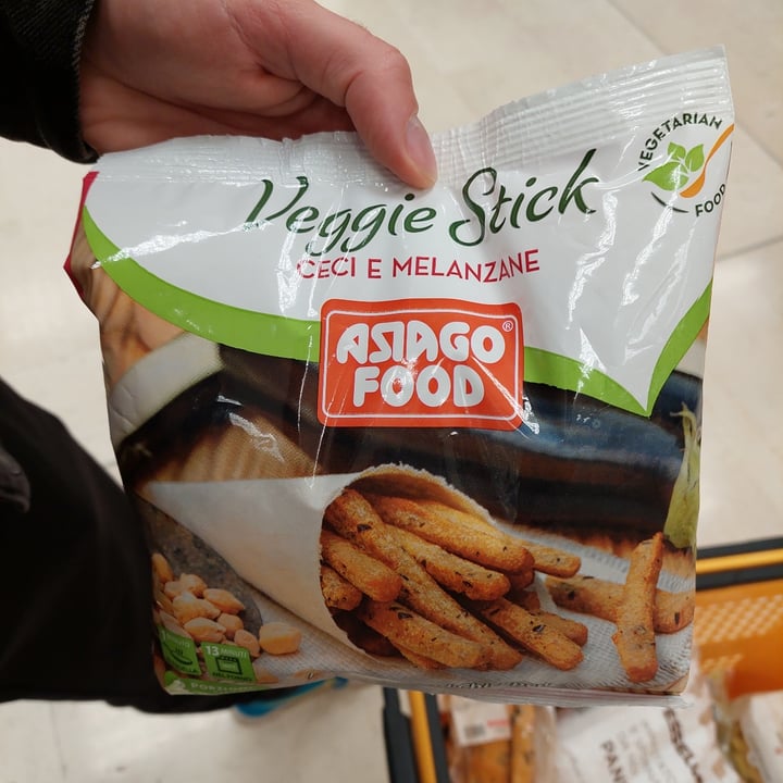 photo of Asiago food Veggie Stick Melanzane E Ceci shared by @saralenzisara on  15 Nov 2022 - review