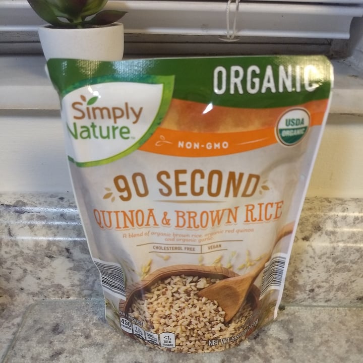 photo of Simply Nature 90 Second Quinoa and Brown Rice shared by @leguminousvegan on  01 Sep 2021 - review