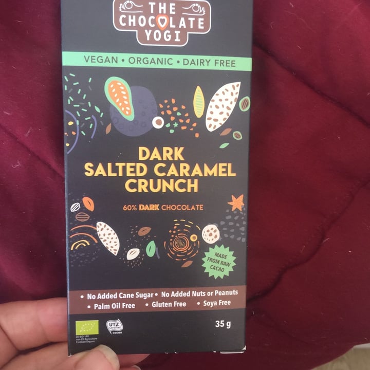 photo of The Chocolate Yogi Dark Salted Caramel Crunch shared by @nikkiturck on  16 Apr 2021 - review