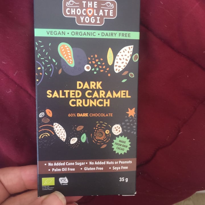 review photo of The Chocolate Yogi Dark Salted Caramel Crunch shared by @nikkiturck on 16 Apr 2021 - review