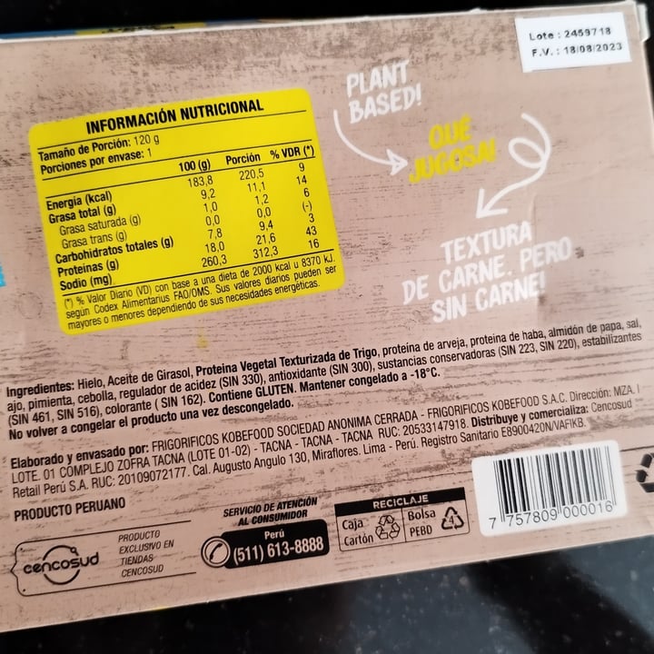 review photo of Cuisine & Co Hamburguesas Veganas shared by @danabeifong on 27 Aug 2022 - review