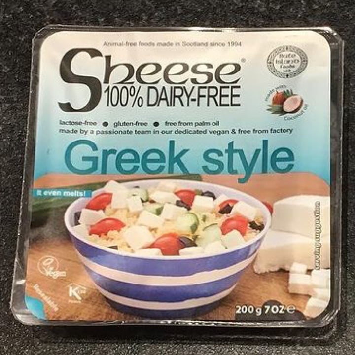 photo of Bute Island Foods Greek Style Block shared by @veganagram on  16 Jan 2021 - review