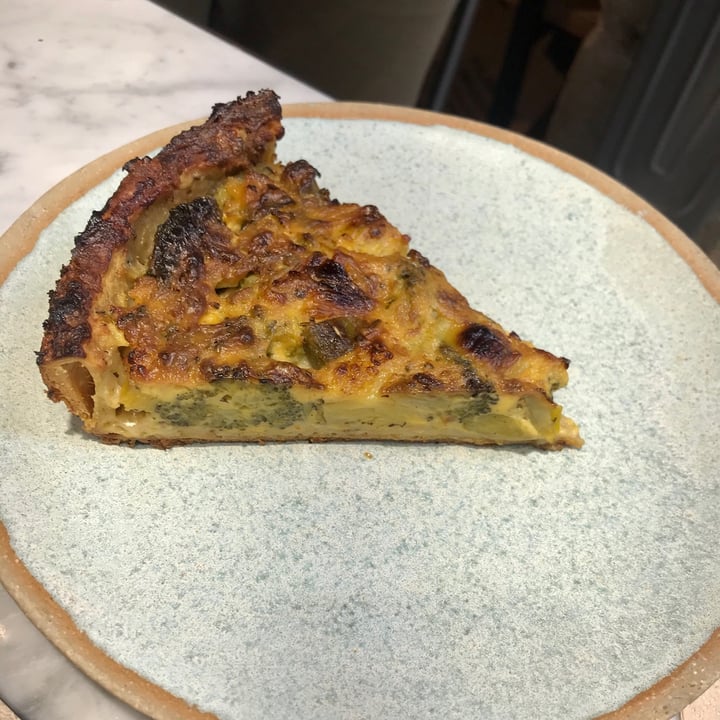 photo of Land&Monkeys Amsterdam Quiche du Jour shared by @mallory17 on  26 Feb 2022 - review
