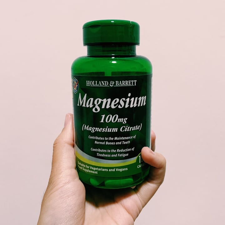 photo of Holland & Barrett Magnesium Citrate 100mg shared by @yshrach on  17 Jul 2021 - review