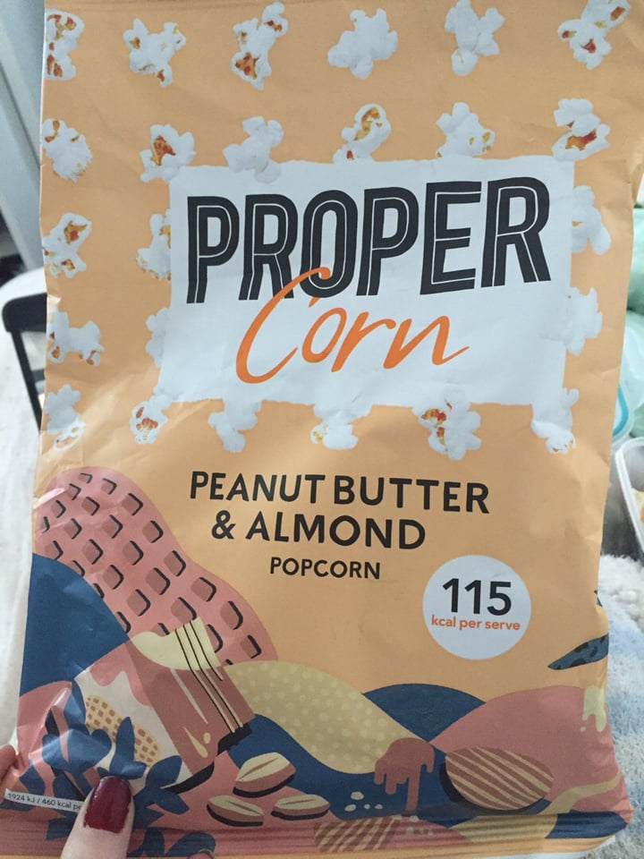 photo of Proper Corn Peanut Butter & Almond Popcorn shared by @lauramay on  14 Mar 2020 - review