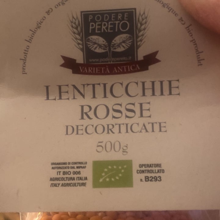 review photo of Azienda agricola podere pereto Lenticchie rosse decorticate shared by @nico12 on 11 Mar 2022 - review
