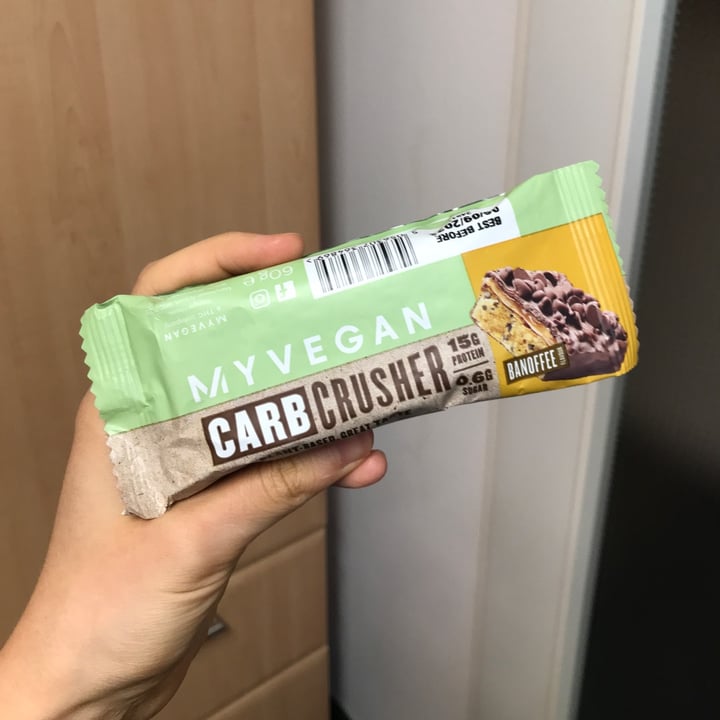 photo of MYVEGAN carb crusher banoffee shared by @addictedtopeas on  12 Aug 2022 - review