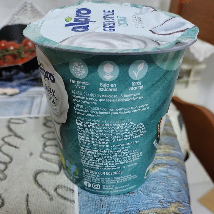 review photo of Alpro Greek Style Coconut shared by @alengendro on 07 May 2022 - review