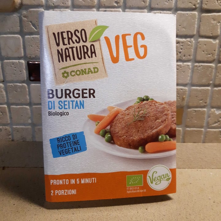 review photo of verso natura bio Burger Seitan shared by @tizy on 08 Nov 2022 - review