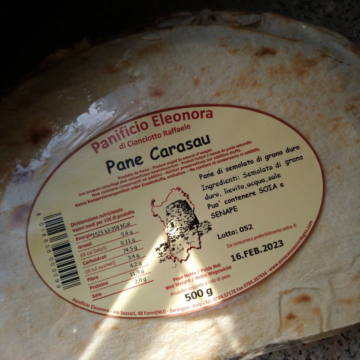 photo of Panificio Eleonora Pane Carasau shared by @aziendaagricolamabon on  15 Apr 2022 - review