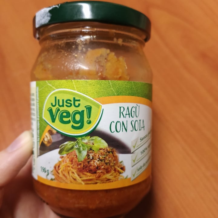 photo of Just Veg! (ALDI Italy) Ragù Con Soia shared by @lidiaaguilar on  20 Nov 2021 - review