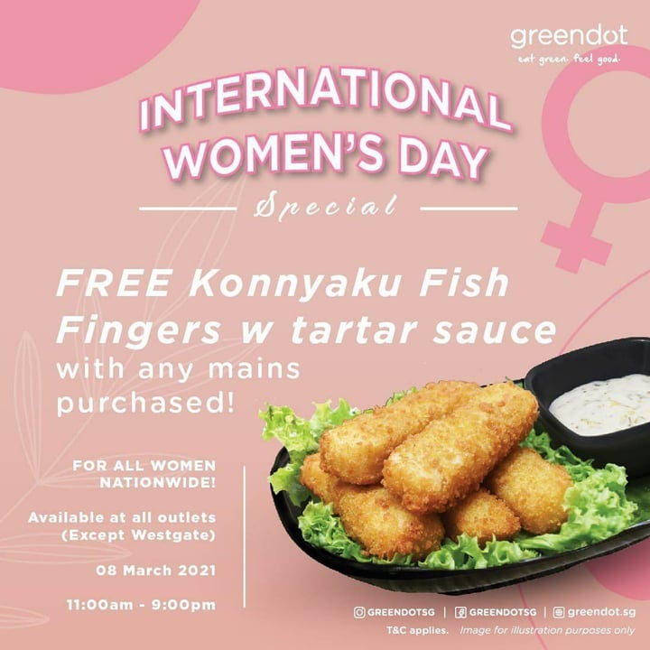 review photo of Greendot Plaza Singapura Konnyaku Fish Fingers With Tartar Sauce shared by @herbimetal on 08 Mar 2021 - review