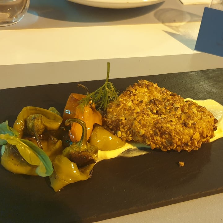 photo of Ristorante La Casina di Alice Mozzarella Vegana in Crosta con Peperoni shared by @emaaambero on  18 Apr 2022 - review