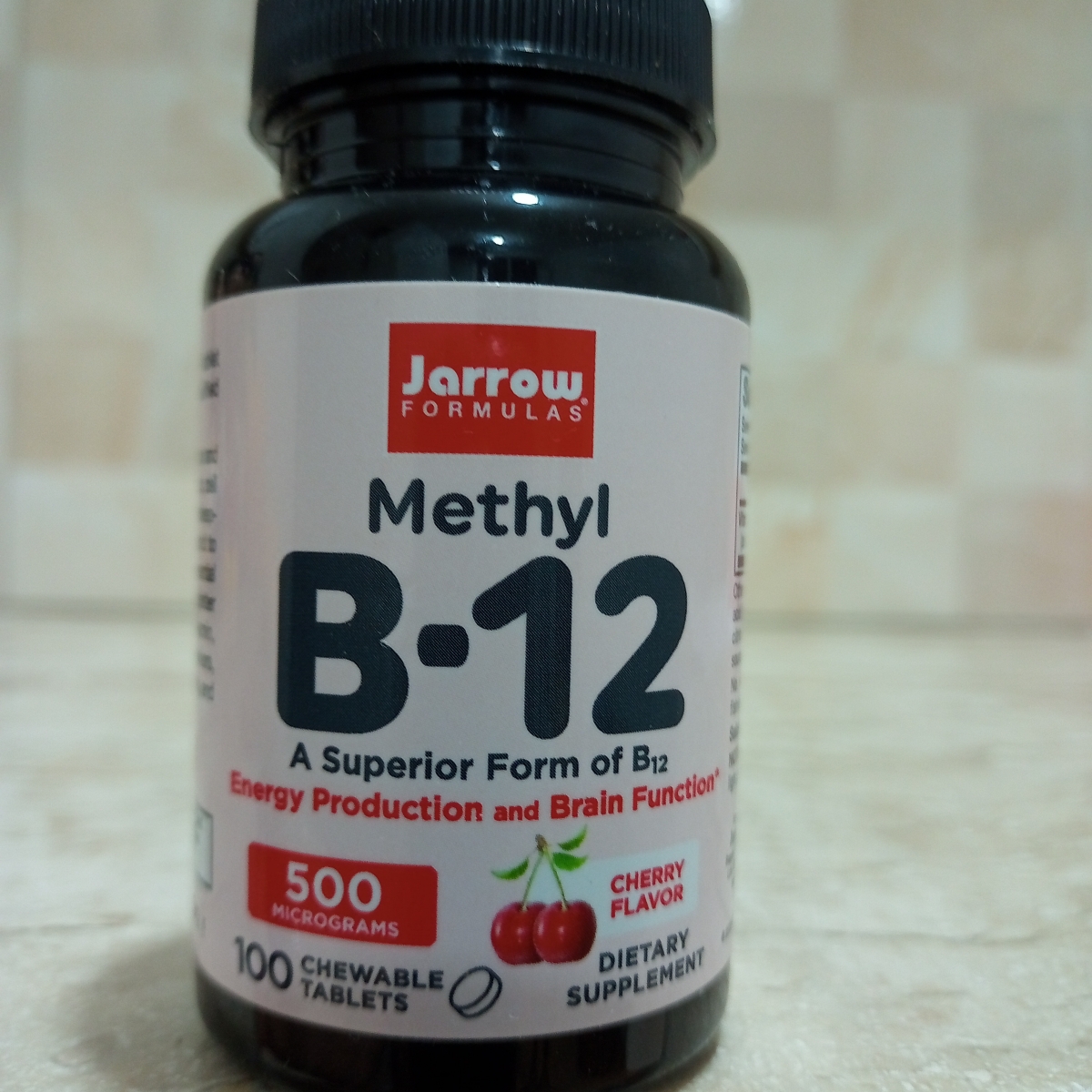 Jarrow formulas methyl b12 500mcg cherry flavoured reviews abillion
