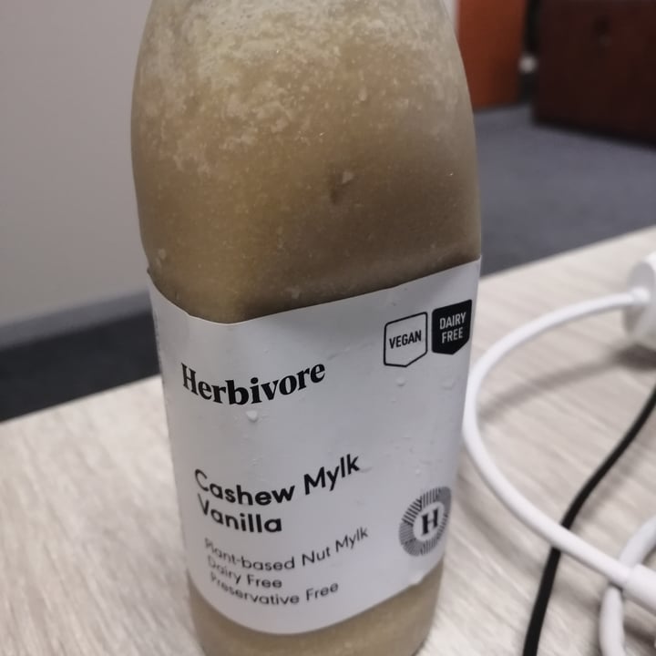 photo of Herbivore Cashew Mylk Vanilla shared by @veg4 on  14 Jul 2020 - review