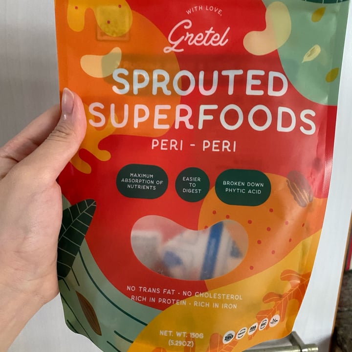 photo of Gretel Sprouted Superfoods Peri Peri shared by @peasfulpea on  31 Aug 2022 - review