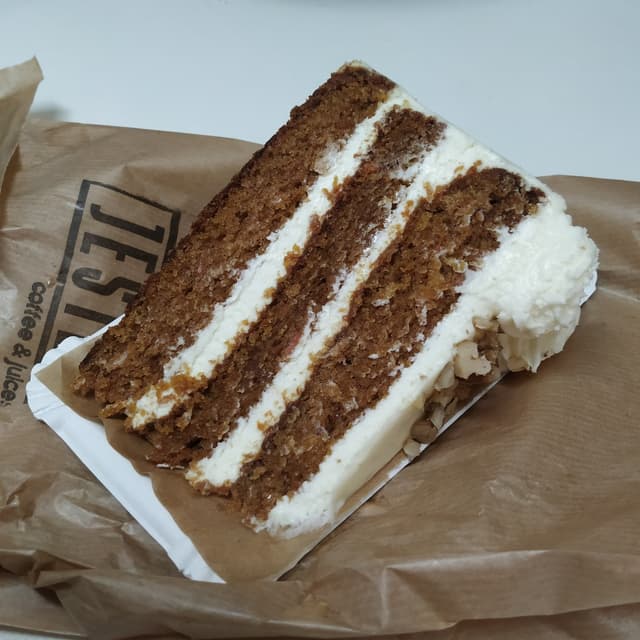 Photo of the dish “Tarta de zanahorias”