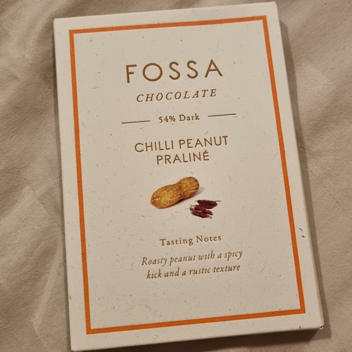 photo of Fossa Chocolate Chilli Peanut Praliné Dark Chocolate shared by @schtef on  04 Feb 2022 - review