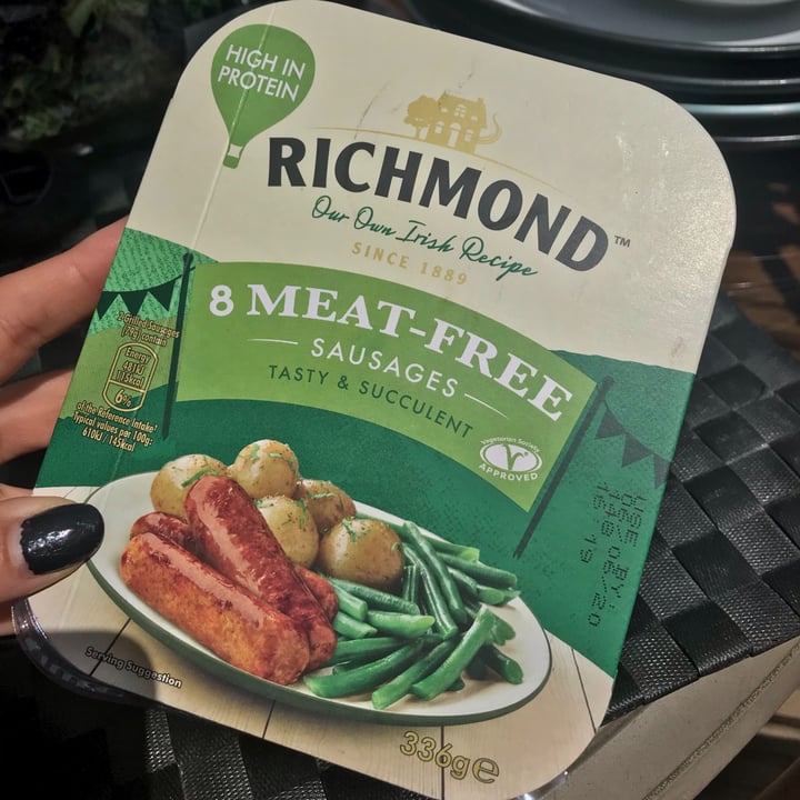 photo of Richmond Richmond Meat Free Sausages shared by @emsharlow on  07 Jun 2020 - review