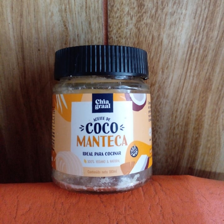 review photo of Chia Graal Aceite de Coco Manteca shared by @anacalio on 31 Jul 2022 - review