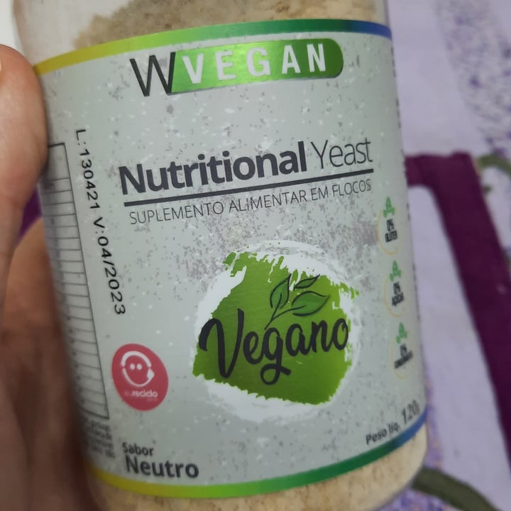 photo of Wvegan Suplemento Alimentar Em Flocos shared by @luguareze on  03 May 2022 - review