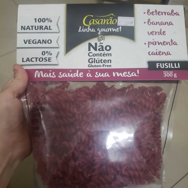 review photo of Casarão Fusilli de beterraba shared by @lilianalbert on 24 Jul 2021 - review