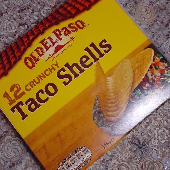 photo of Old El Paso 12 Taco Shells (Crunchy) shared by @vegancheez on  19 Feb 2021 - review