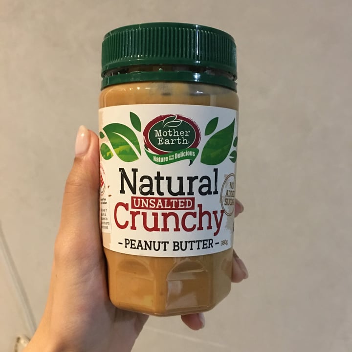 photo of Mother Earth crunchy peanut butter (unsalted) shared by @haylie on  26 Dec 2020 - review