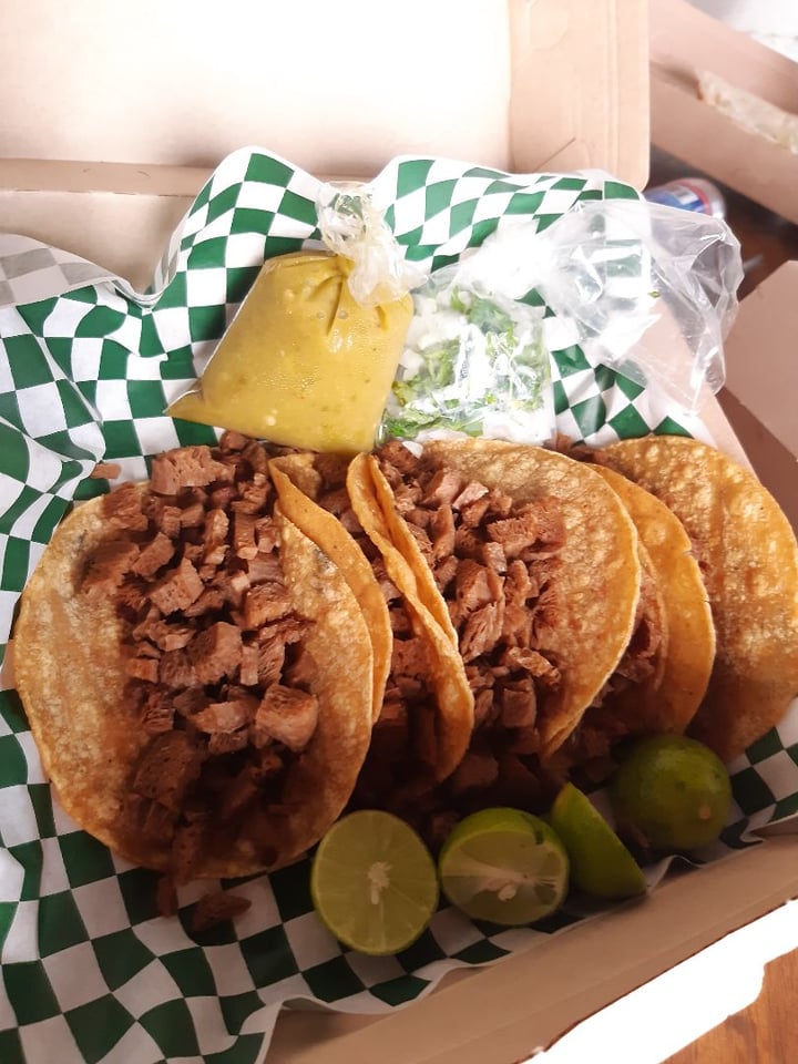 photo of Creppvegg Tacos De Soya (Bistec) shared by @viviendovegano on  23 Mar 2020 - review