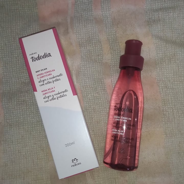 review photo of Natura Body splash de mora roja y jabuticaba shared by @nievedecocco on 28 Sep 2021 - review