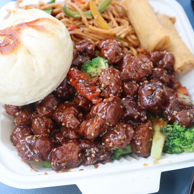 菜肴“Sesame Chick'n”的照片