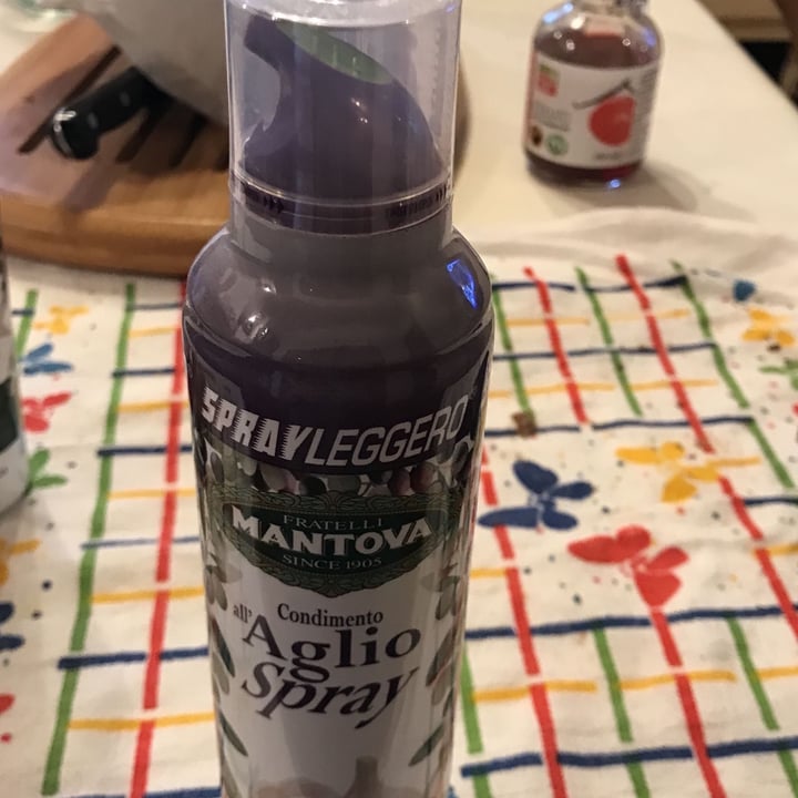 photo of Fratelli mantova Olio spray all’aglio shared by @gattaragolosa on  12 Apr 2022 - review
