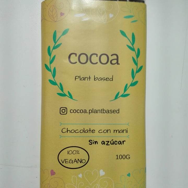 photo of Cocoa Plant Based Chocolate Con Maní Sin Azúcar shared by @compasionveganaarg on  05 Feb 2021 - review