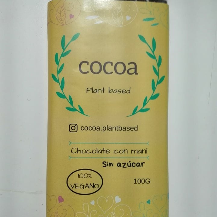 review photo of Cocoa Plant Based Chocolate Con Maní Sin Azúcar shared by @compasionveganaarg on 05 Feb 2021 - review